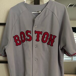 Majestic Gray Boston Jersey